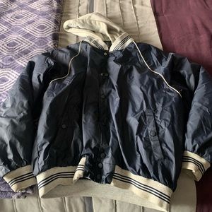 Men’s hooded bomber jacket